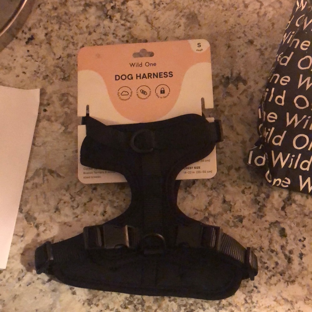 Wild One Black Harness Small
